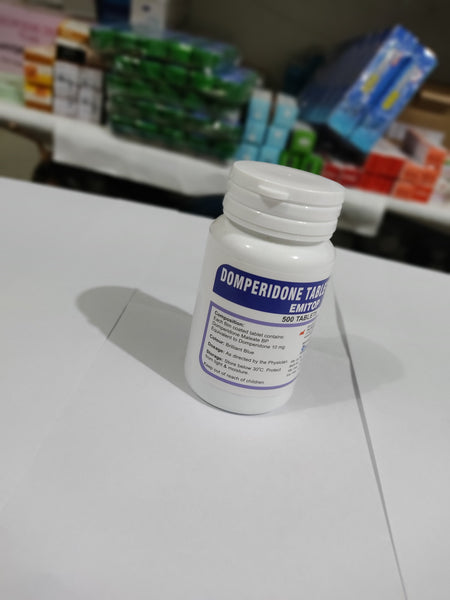 Domperidone (Emitop)  Increase Breast Milk & Help Digestion Relief - 1 Bottle 500 Pcs