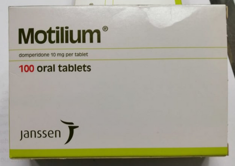Motilium 10mg 100 Oral Tablets (Increase Breast Milk & Help Digestion Relief)