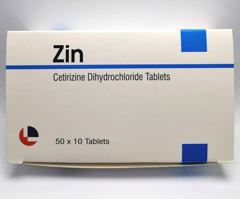 Cetirizine Hydro Chloride 10mg 500 Tablets