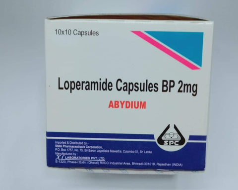 Loperamide BP 2mg Gastrex (Same as IMODIUM Gastro) 100 Capsules